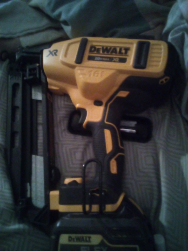 DeWalt nail gun DeWalt table saw