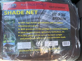 20x20 Shade Mesh Tarp ( Brown )