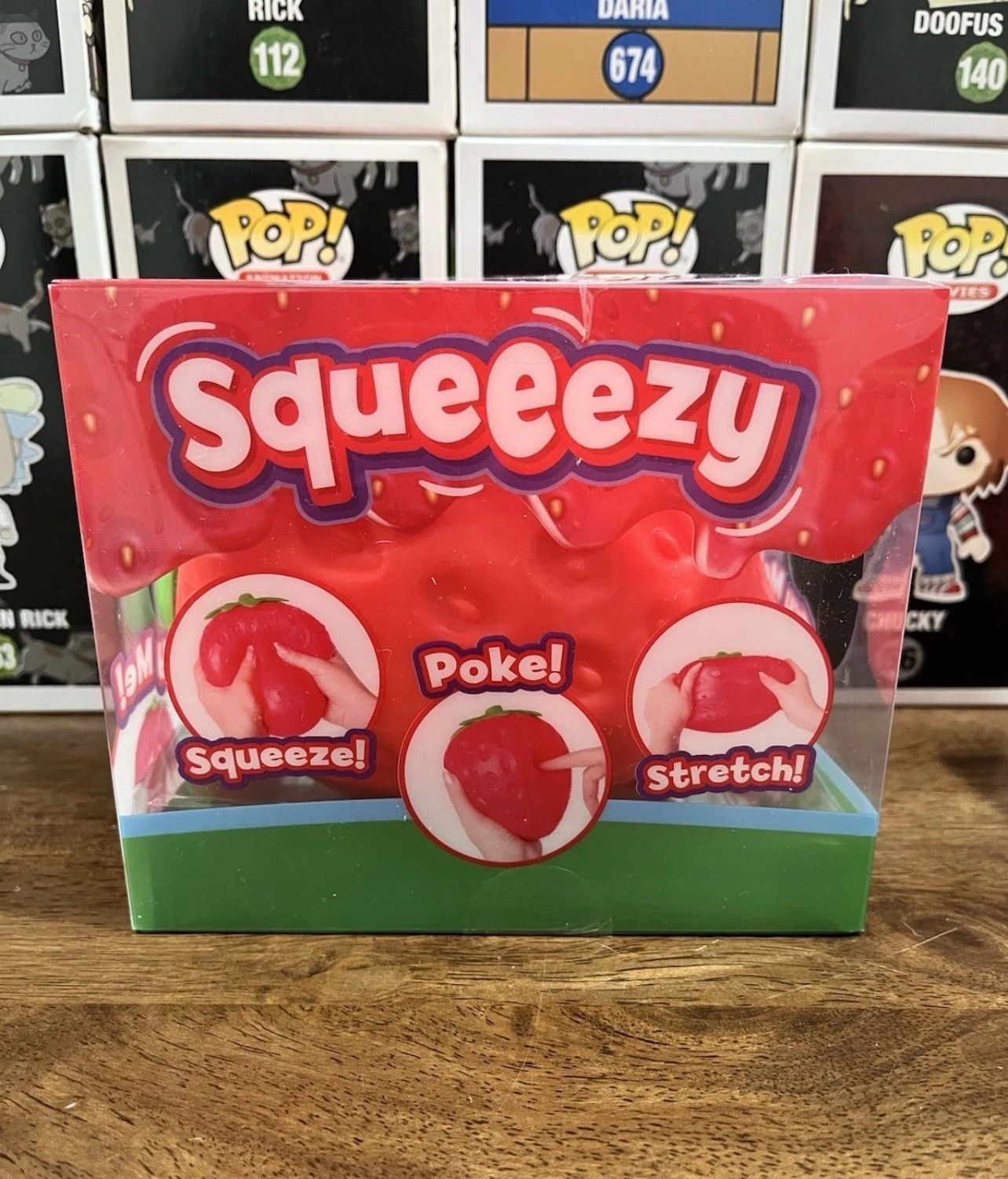 100% Authentic Jumbo Strawberry Sunny Days ToyMendous Squeezy