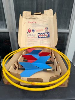 Vintage set of yard darts