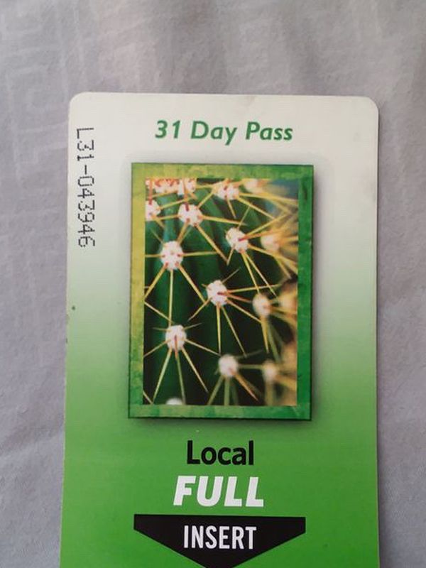 Bus Pass 31 Day