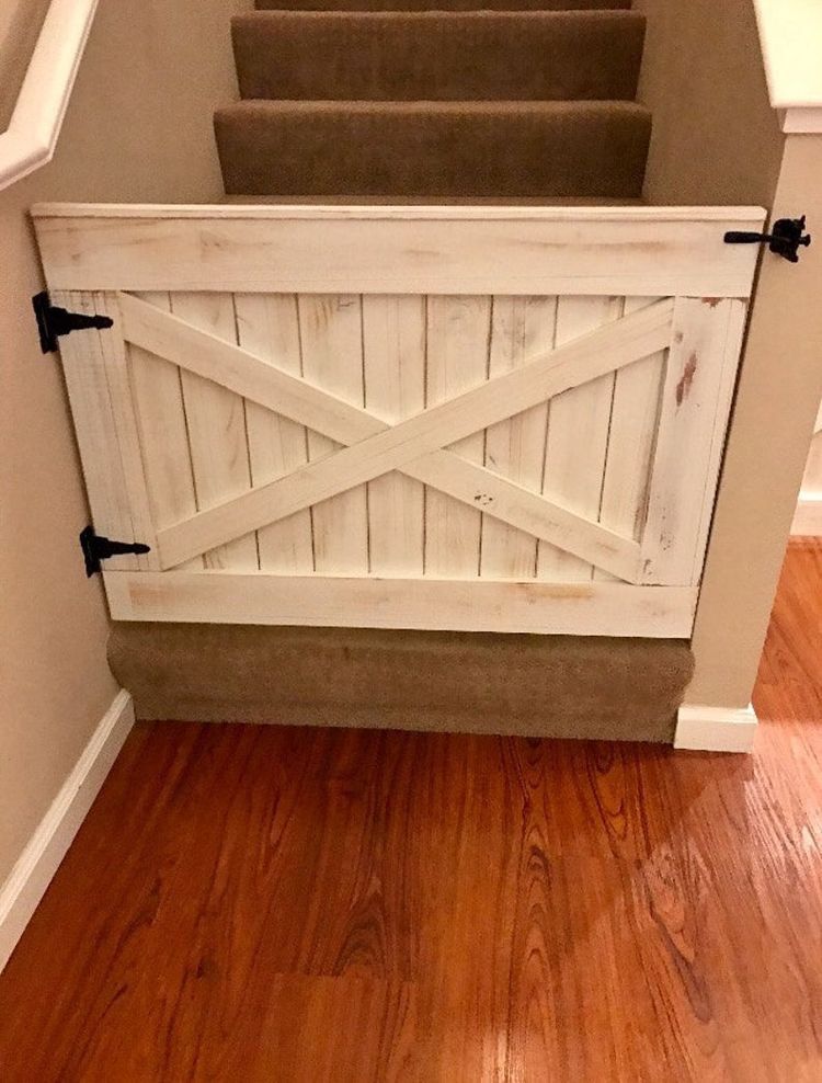 Rustic wood farmhouse style barn door gates