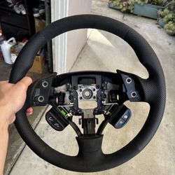 Alcantara & Perforated Leather Acura TSX Honda Accord Steering Wheel