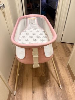 Pink Baby Bassinet