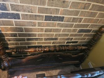 Antique head board / foot board