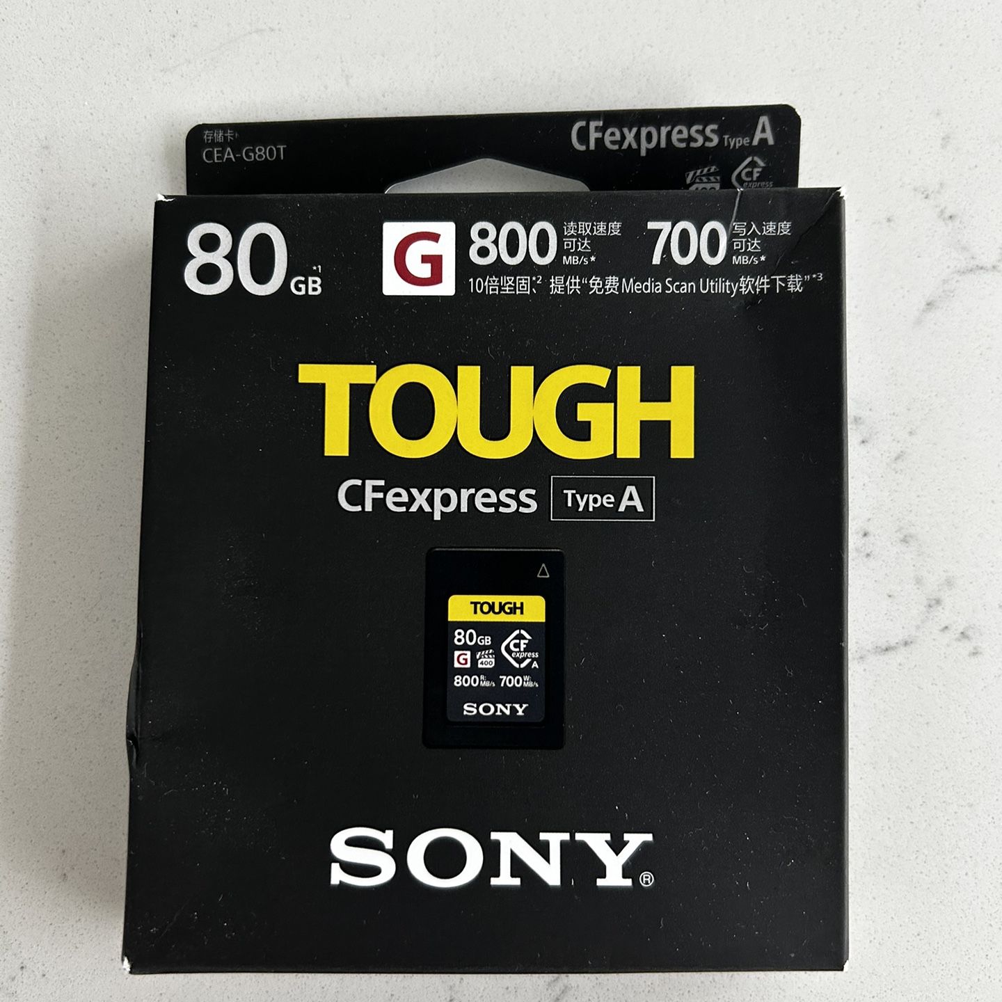 Sony 80GB CFexpress Type A TOUGH Memory Card CFA Card CEA