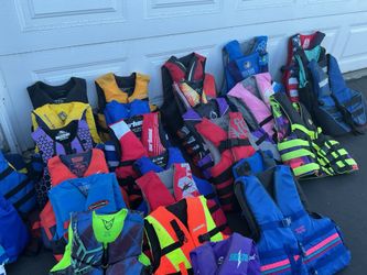 Life Jackets Child’s Sizes Up To Adult Triple X Large