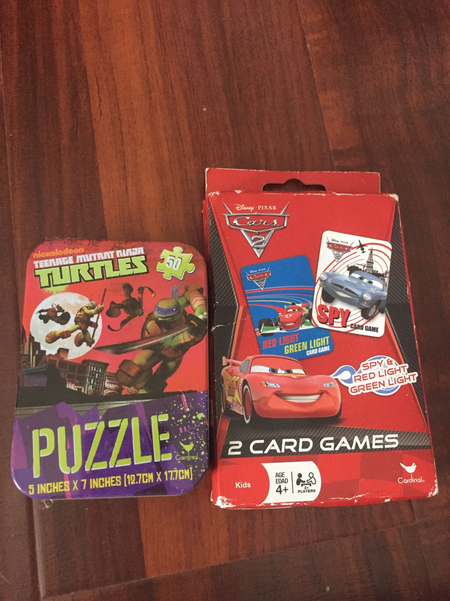 Ninja puzzle and Disney cars game