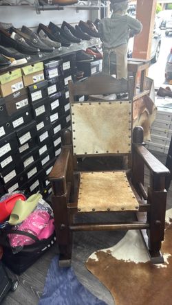 Rocking chair rustic