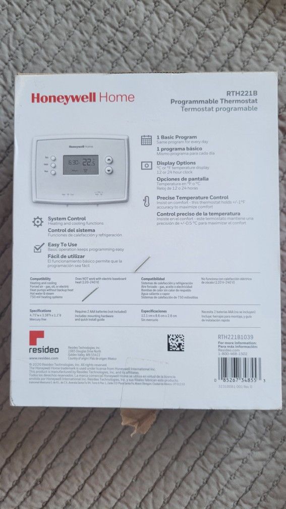 Honeywell Programmable Thermostat