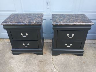A pair of nightstands