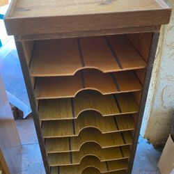 Pair Of Small Wooden Shelf Units - Priced To Sell 