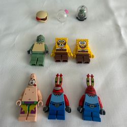 LEGO SpongeBob SquarePants Minifigure Lot