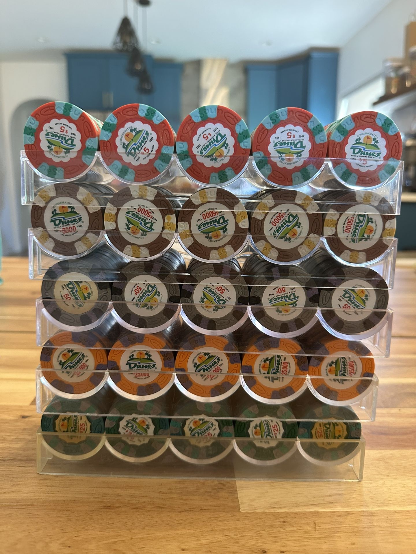 Dunes Clay Poker Chips Set