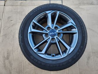 2024 Kia Forte 16" Wheel Tire Goodyear 205/55/16 Genuine OEM Alloys Aluminum Rims 