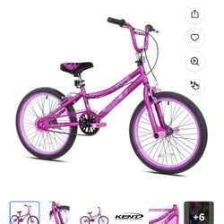 Girls Bike : 20" Kent 2 Cool BMX Bicycle Satin Purple