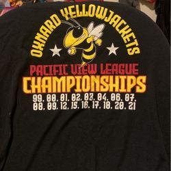 Oxnard High Basketball Champ Shirt Large