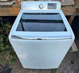 SAMSUNG GLASS TOP 5.2 CU FT CAPACITY WASHER