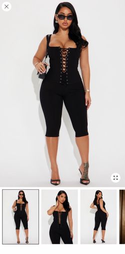 Carina Snatched Pant Set - Large
