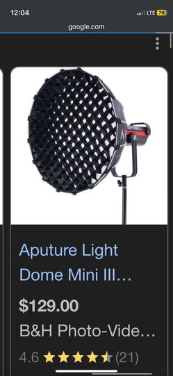 Aputure Mini Dome 2 Modifier
