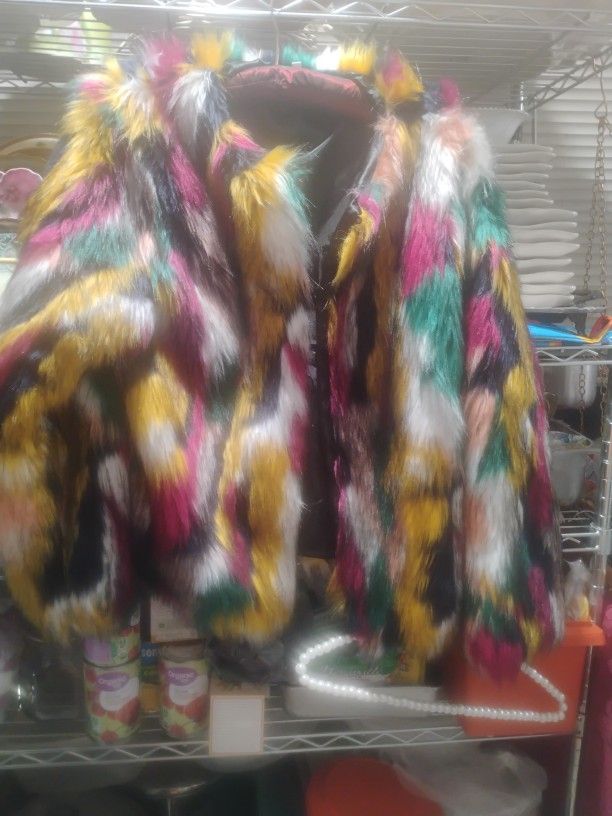 Faux Fur Vintage Jacket