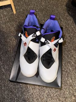 Air Jordan 8 Retro Three-Peat Sneakers