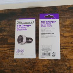 INFINITIVE CAR CHARGER 3.4 AMP DUAL PORT