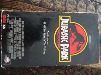 Jurassic Park vhs