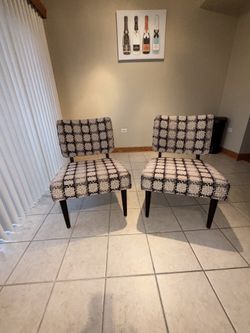 Modern Accent Chairs - Set Of 2 Chairs ..for 100....