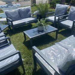 Brand New Patio Set Aluminum Frame 