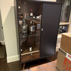 modern Hutch - Great For Liquor Cabinet 