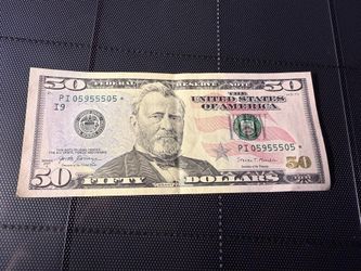 Series 2017A US Fifty Dollar Bill Star Note $50 Minneapolis