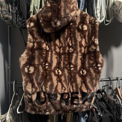 Supreme Faux Fur Hooded Vest