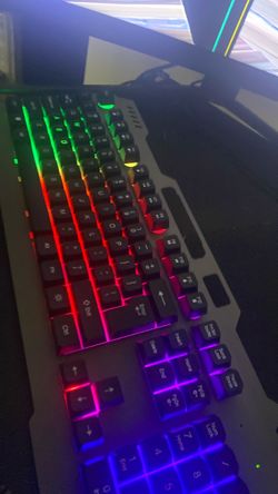 Keyboard and mouse and mouse pad