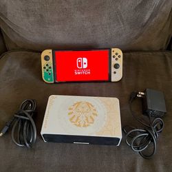 Nintendo Switch Oled Zelda Tears Of The Kingdom Edition  