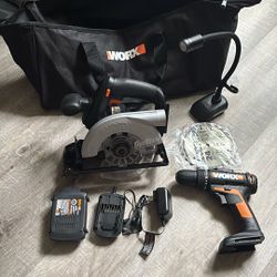 Saw and Drill Combo Kit (bag Included)