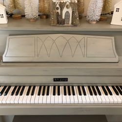 Custom Painted Upright Piano 