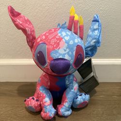 Stitch Crashes Disney Sleeping Beauty Plush Limited Release New