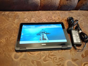 Touchscreen laptop tablet Dell latitudes 3190-2in1-8gb ram-128gb HD SSD solid -go-od for stud-ents.