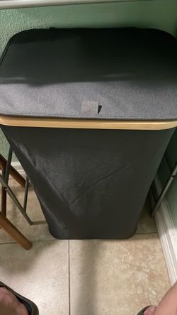 Laundry Hamper with Bamboo Frame