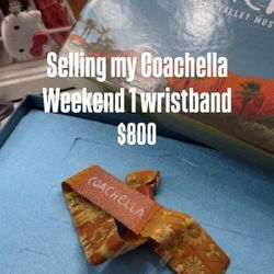 Coachella GA wristband 2026