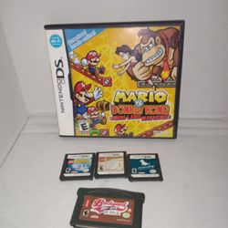 Nintendo DS game Lot of 3 and Gameboy advance