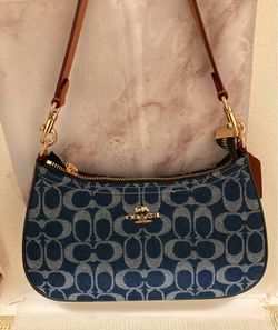 Coach denim bag
