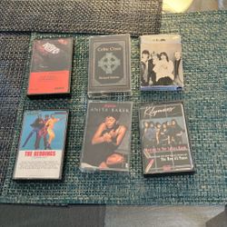 Lot Of 6 Mixed Tapes  