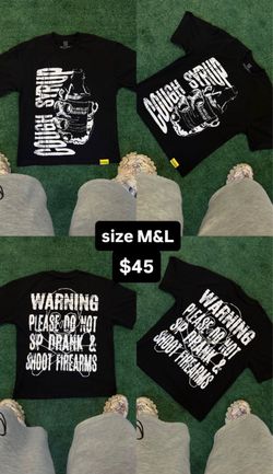 awful lotta cough syrup tee size L