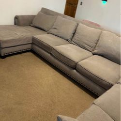 Sectional With Chaise Lounge. Large