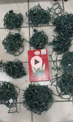 12 Juegos De Luces Amarillas