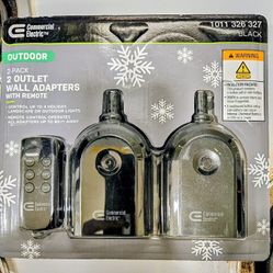 Wireless Indoor/Outdoor Remote Control with 2 Rev