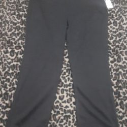 NWT Women's  Time And Tru Knit Black  2X Bootcut Pants