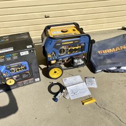 Fireman T07571 Generator  7500 watt Tri Fuel Gas Propane Natural Gas Electric Start & Pull Used One Time For Emergency Runs Great $475 cash In Ontario